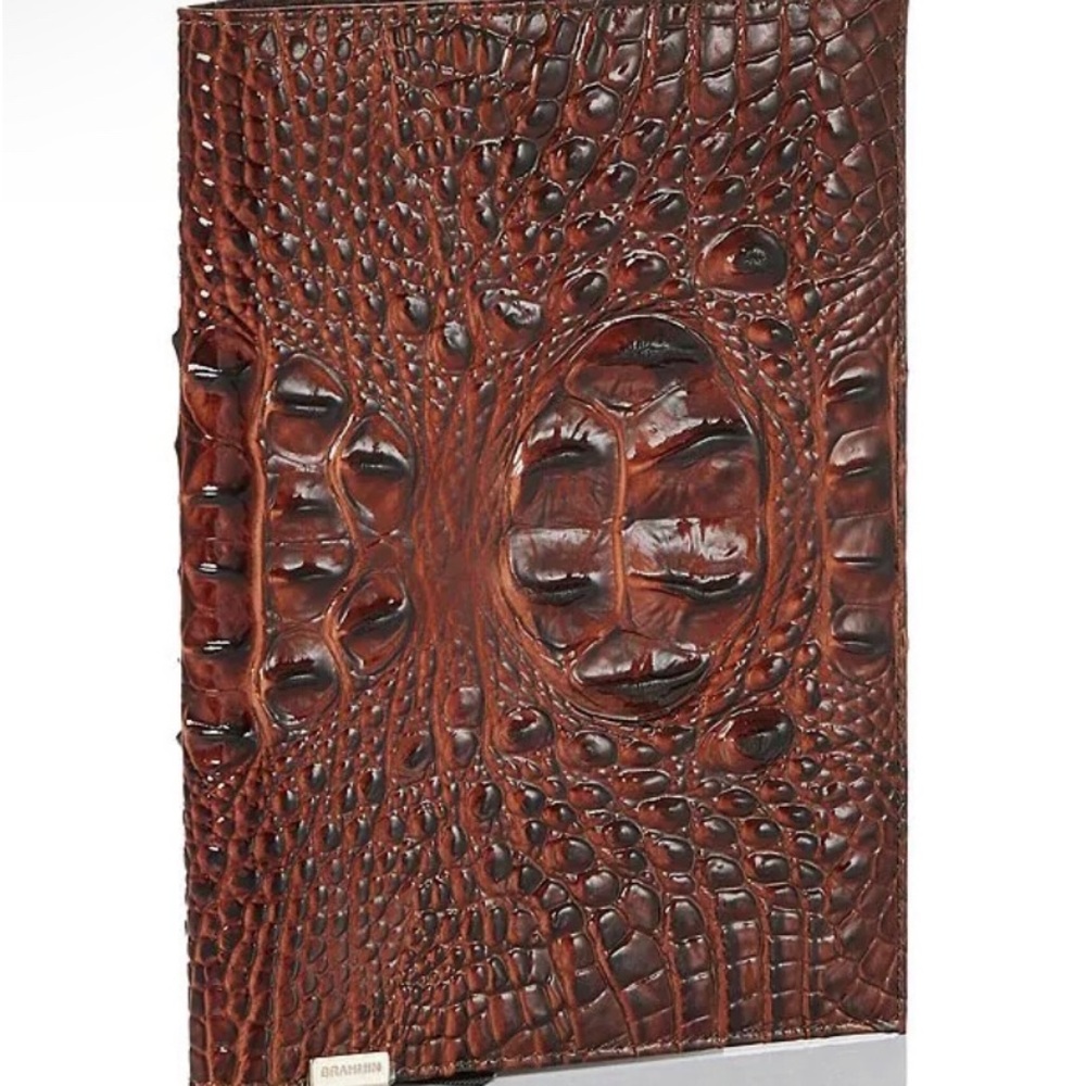 Brahmin Brown (Pecan Melbourne) Genuine Leather Journal w/ Brahmin Pen 🖊